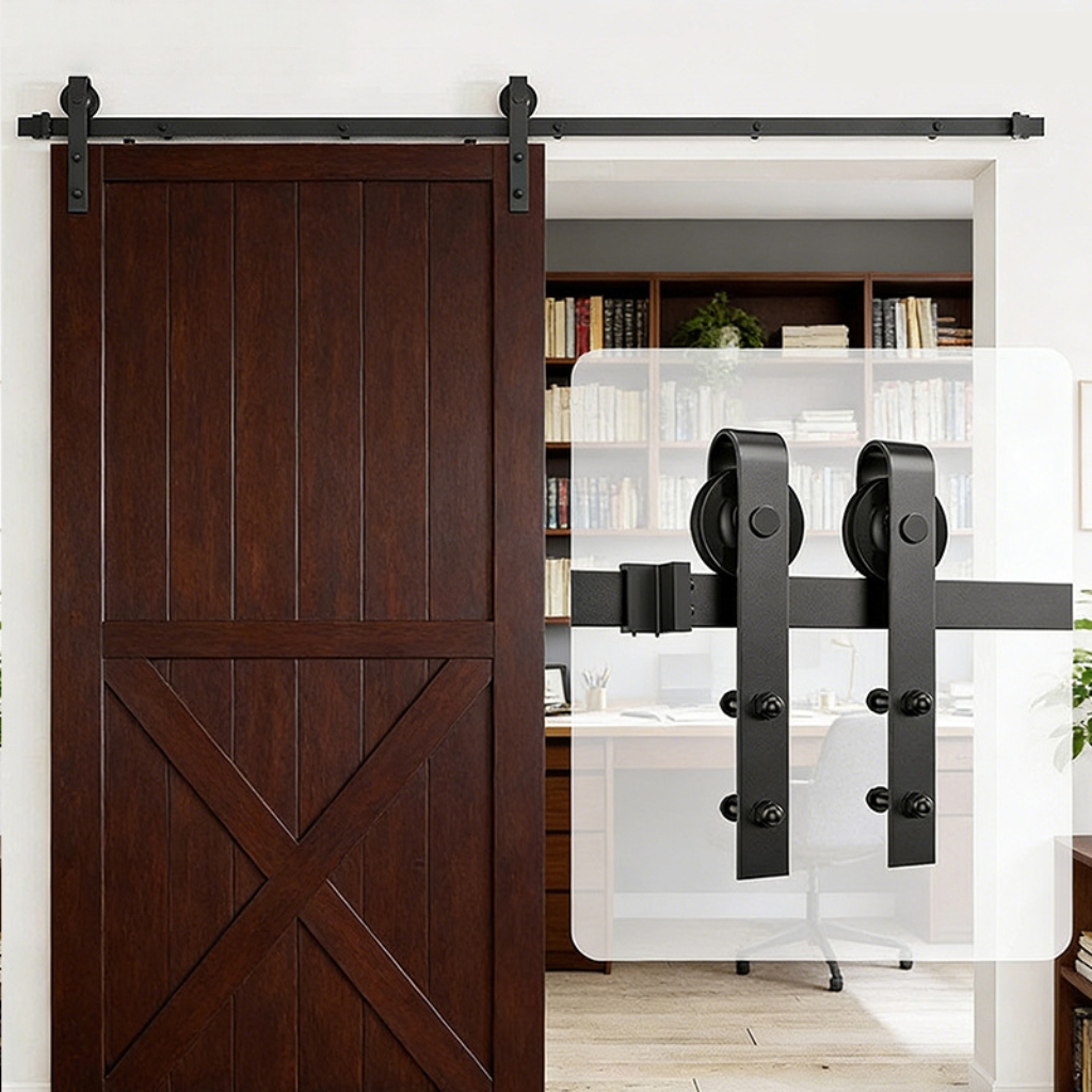 Sliding door track